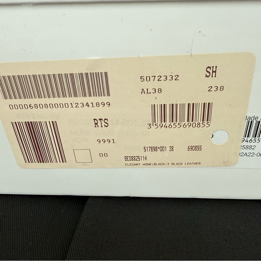NWT Givenchy Black Elegant Studded Oxfords - Picture 11 of 13